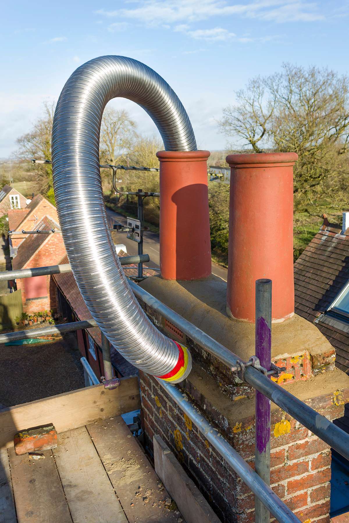 Chimney Liner Installation