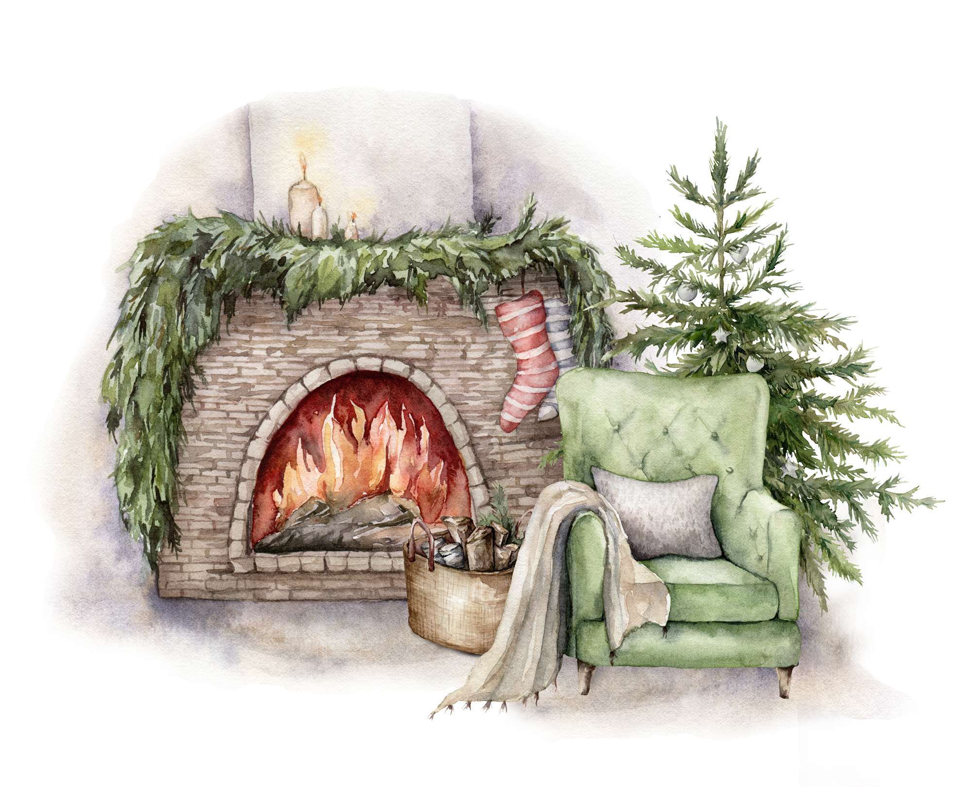 Fireplace Illustration
